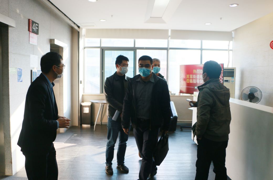 萬眾一心，攜手抗疫 | 筼筜街道主任蘇克一行蒞臨建盟指導復工情況